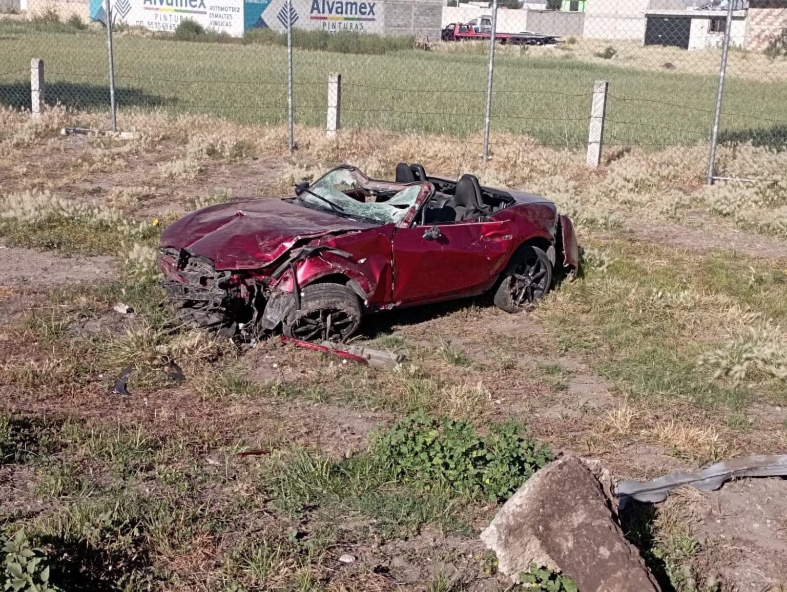 Aparatoso Accidente En Autopista M Xico Pachuca Deja Autom Vil