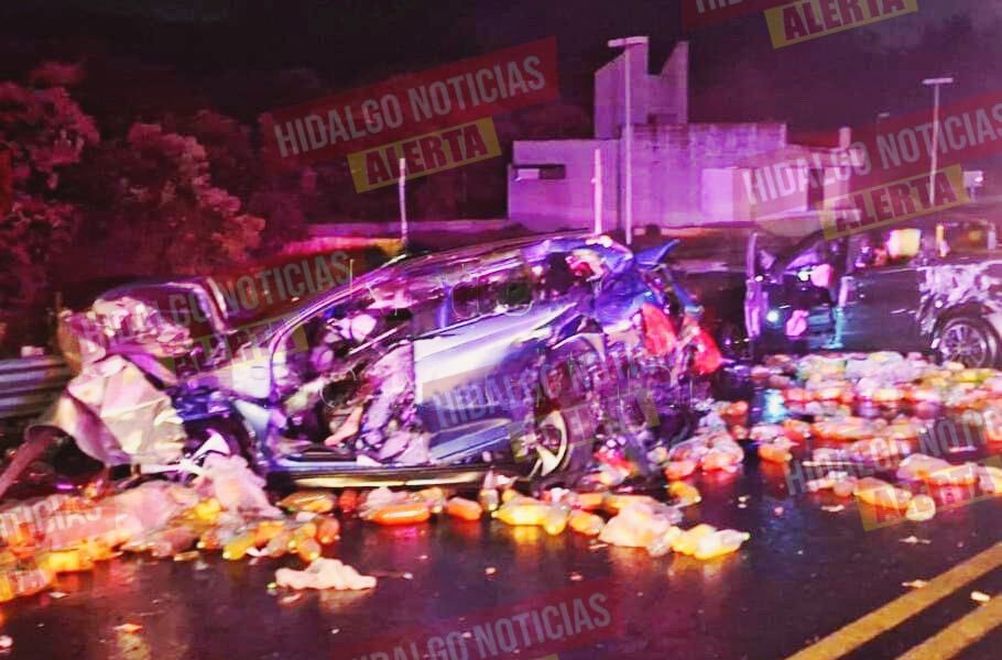 Tragedia en la Autopista México Tuxpan Dos muertos y seis heridos en