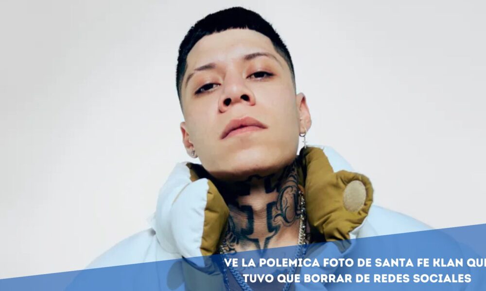 Santa Fe Klan crucificado en controvertida foto borrada de redes