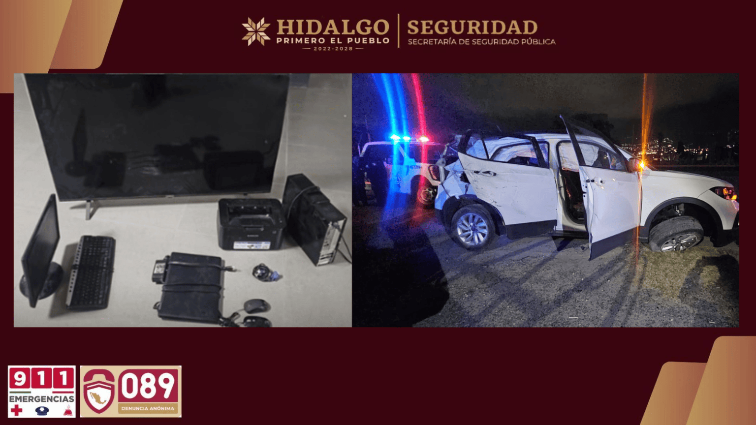 Detienen a dos personas por robo en Mineral de la Reforma - Hidalgo ...