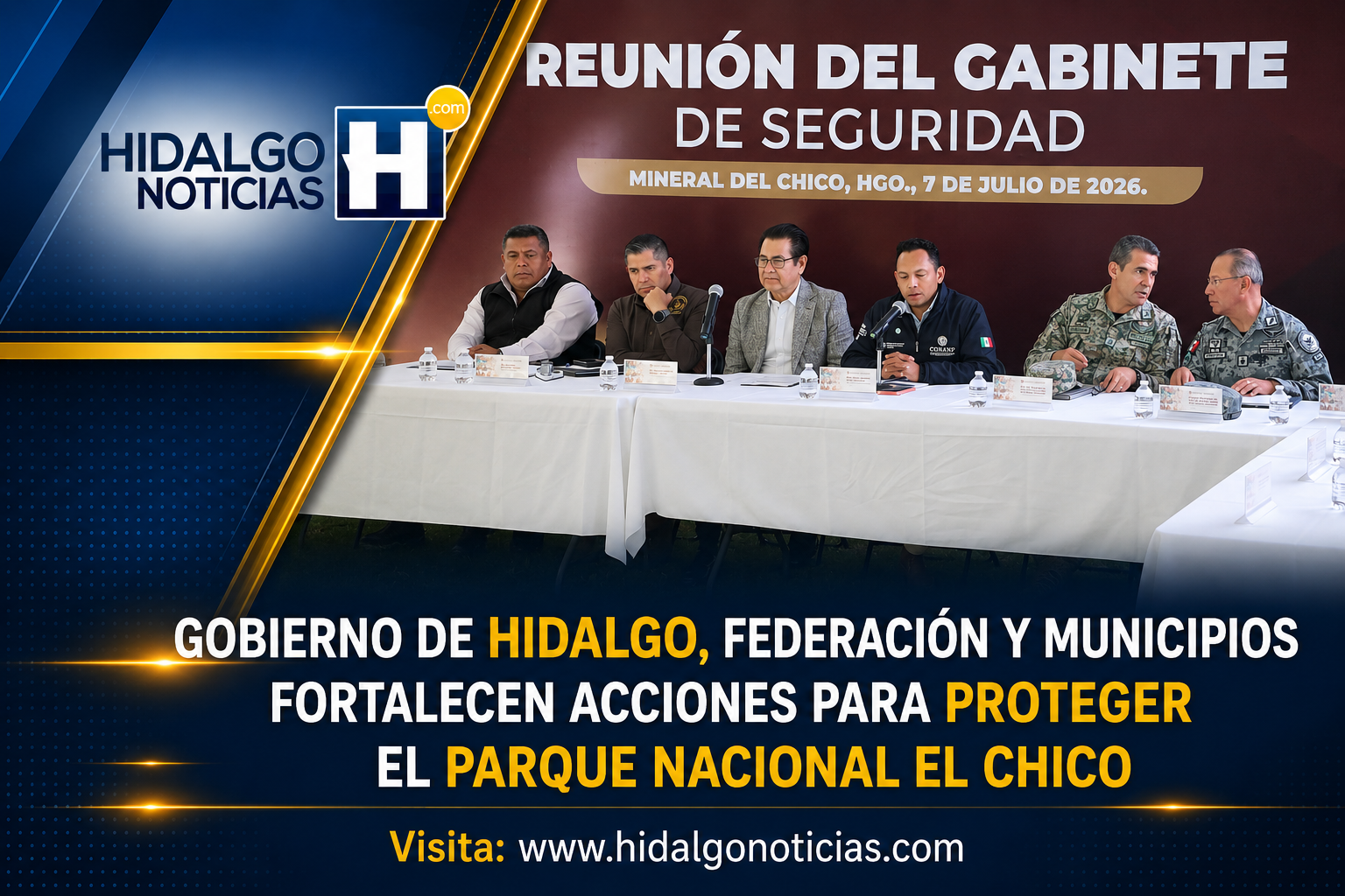 Autoridades presentan estrategia para proteger el Parque Nacional El Chico.
